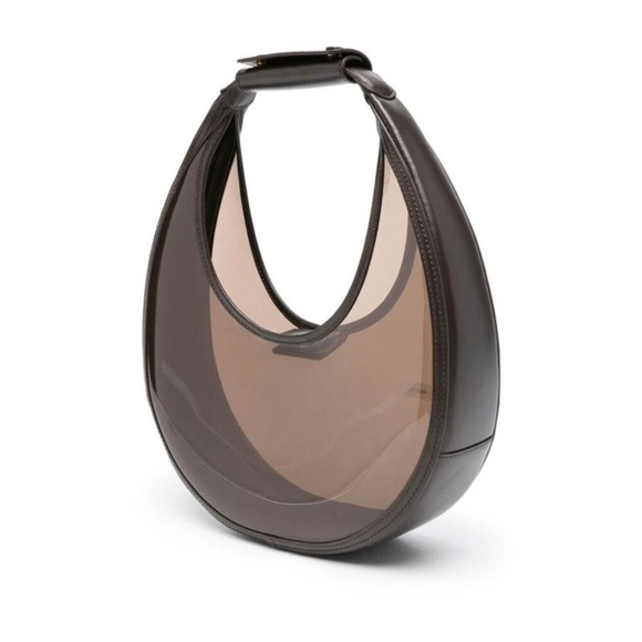 STAUD Moon Bag in Espresso PVC - Picture 2 of 9